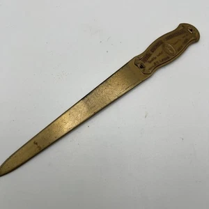 vintage brass letter opener - VESTAL CHEMICAL LABORATORIES ST. LOUIS NEW YORK - Picture 1 of 8