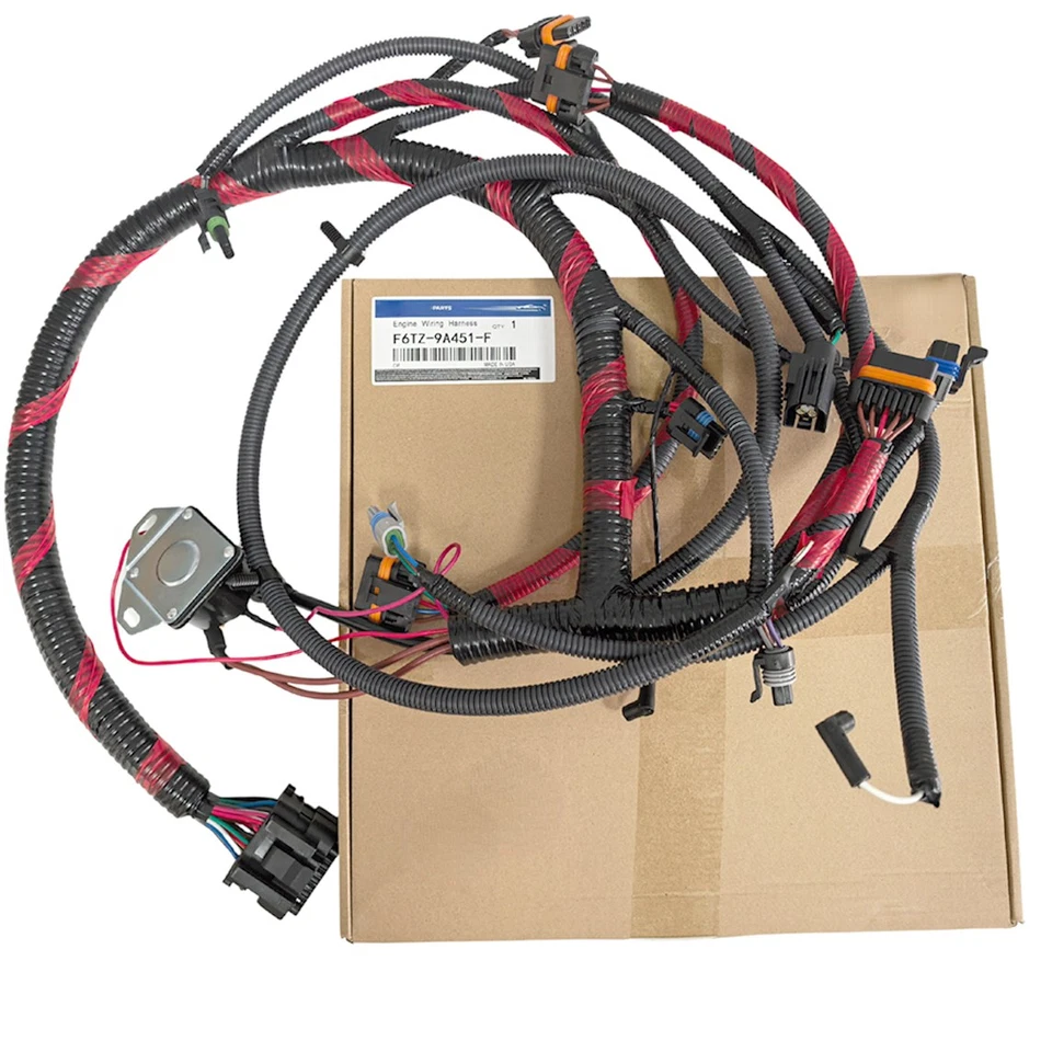 F6TZ9A451F Engine Wiring Harness F6TZ-9A451-F for Ford F-150 F250 F350 4.9L 300 Foto 1 de 4