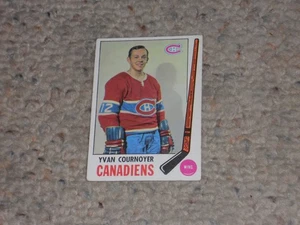 1969-70 Yvan Cournoyer Topps Hockey Card - Montreal Canadiens Hall of Fame!!! - Picture 1 of 2