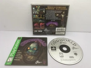 Oddworld: Abe's Oddysee (Sony PlayStation 1, 1997) PS1 CIB W/ Reg Card Tested - Picture 1 of 12