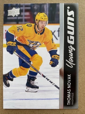 2021-22 Upper Deck Series 2 Young Guns Thomas Novak #476 Nashville - Image 1 of 2
