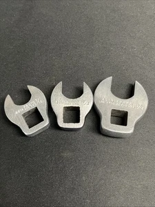 Proto 3 Pc Crows Foot Set 3/8" Drive 7/16” 1/2” 9/16” 4914 4916 4918, USA - Picture 1 of 5
