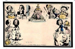 GB MULREADY CARICATURE Spooner *Courting* Hand-Coloured 1840 Cover Front 933e - Picture 1 of 4