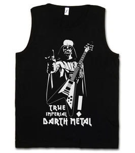 TRUE IMPERIAL DARTH METAL TANK TOP GYM WESTE - Star Dark Vader Wars Musik schwarz - Bild 1 von 2