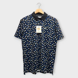 Original Penguin Golf Herren Poloshirt Whimsical Earl (schwarz/blau) - Medium - Bild 1 von 2