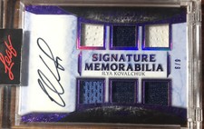 ILYA KOVALCHUK 2020-21 Leaf Superlative SIGNATURE MEMORABILIA 6 JERSEYS /9 AUTO