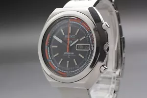【Serviced N MINT】 Seiko 1970Y 5 Sport Speed Timer 7017-6000 Chronograph AT Watch - Picture 1 of 10