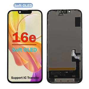 Weiche OLED für iPhone 16e 6,1 Zoll LCD Display Bildschirm Baugruppe Ersatz Schwarz - Bild 1 von 7