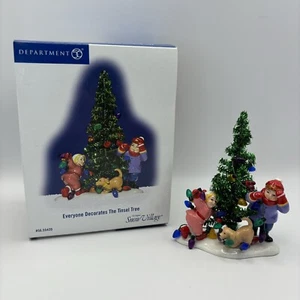 Accesorio Dept 56 Snow Village Everyone Decora el árbol de oropel 55420 cachorro - Imagen 1 de 10