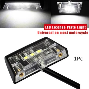 3LED License Number Plate Tag Light Micro Lamp Universal For all 12V Motorcycles - Picture 1 of 10