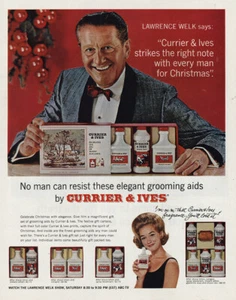 1966 Currier & Ives: Lawrence Welk Weihnachten Vintage Druck Anzeige - Bild 1 von 1