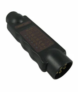 New High Quality 7 Pin / 12 N Towing Plug & Socket Lights Tester - UK SELLER! - Picture 1 of 5
