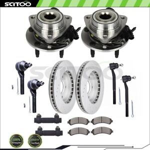 For 98-04 Chevrolet S10 Suspension Kits Wheel Hub Bearing with Brake Rotor Pad