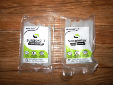 Surebonder Two Packs Of 10 Each Mini Size 4 In Clear Glue Stik's