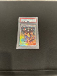 PSA 10 Gem Mint Tate & Liza 166 Full Art Trainer Pokémon Card Celestial Storm