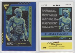 2022 Panini Chronicles UFC Flux Blue /99 Charles Oliveira #349