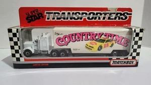 1991 Matchbox Country Time Transporter Super Star Bobby Hamilton #68 1:87 Scale - Picture 1 of 23