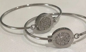 beautiful designer inspired collection Cz Bangle Bracelet Micro Pave - Picture 1 of 9