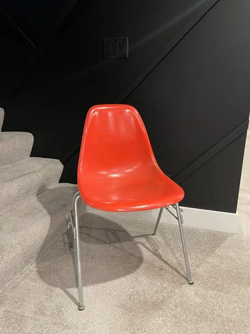 Mid Century Modern Herman Miller Fiberglass Shell Chair 1958 Cover