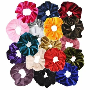 Hair Scrunchies Velvet Elastic Hair Bands Scrunchy Hair Ties 18 Pack - Picture 1 of 4