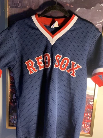 Boston Red Sox Pullover Batting Practice Jersey Russell Size 44 M  Vintage Cover