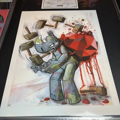 Scribe D Ross Scribeswalk Super Rare Graffiti Art Print Rumpus PP Edition Of 5 - Image 1 of 4