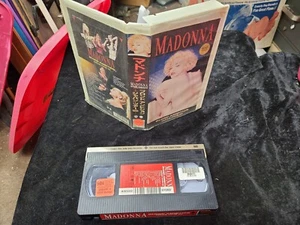MADONNA Blond Ambition Japan Tour 90 VHS Tape Former Rental - Imagen 1 de 7