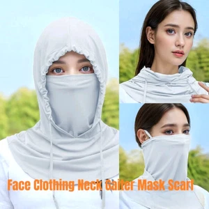 2 pcs Summer Face Mask Cooling Neck Gaiter Bandana Mask UV Protection Breathable - Picture 1 of 8