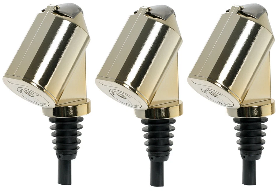 BOTTLE MASTER 3000 5 cl gold - 3 Stück Portionierer Ausgießer Dosierer Schnaps