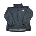 The North Face Hyvent Jacket Waterproof Hiking Hooded Black Mens Large