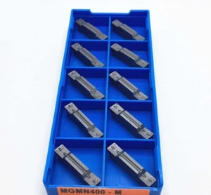10 piezas inserto de carburo de corte ranurado CNC MGMN400-M 9030 4 mm para MGEHR MGIVR - Imagen 1 de 2
