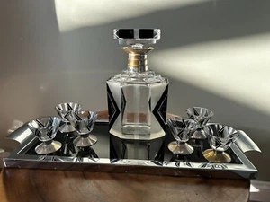 Unique piece by Karl Palda, among others '1920-1930 Crystal Liquor Set. - Picture 1 of 15