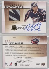 2009-10 Upper Deck The Cup Signature Patch /75 Rick Nash #SP-RN Patch Auto