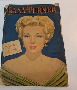 Coloring Book Lana Turner Doris Lane Butler Whitman Actress 1947 Authorized Ed - Picture 1 of 14