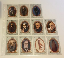 The Addams Family Trading Card Sticker Chase Set 1-11 (Topps, 1991)