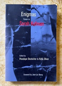 ENIGMAS Essays on SARAH KOFMAN : Oliver/Deutscher | 1999 Trade Cornell Paperback - Picture 1 of 5