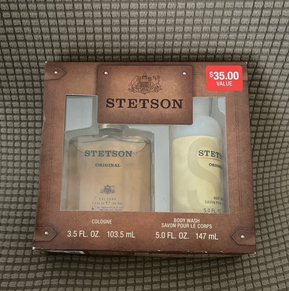 Stetson Original 3.5 oz Cologne and 5 oz Body Wash Gift Set For Men 2-Pieces