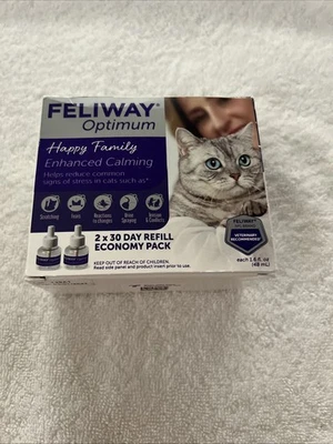 Feliway Optimum Happy Family Enhanced Calming Diffuser Exp 07/2026 - Image 1 of 2