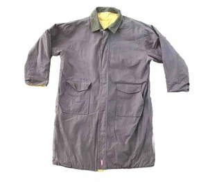 Marlboro Rider Spolverino Equitazione Pioggia Marrone Fumo Giacca Reversibile Uomo Taglia XXL - Foto 1 di 7