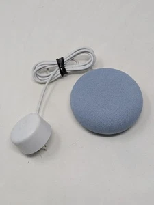Altavoz inteligente Google Nest Mini 2da generación con asistente de Google azul H2C - Imagen 1 de 4