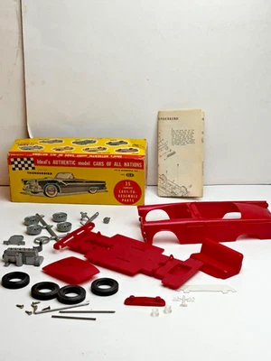 Kit modelo Ford Thunderbird 1955 Ideal Toys con caja original Foto 1 de 4
