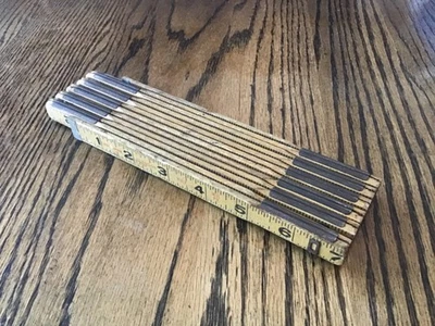 Vintage Craftsman 3931 Folding Extension Rule 72" Black End Made In The USA - Image 1 of 4