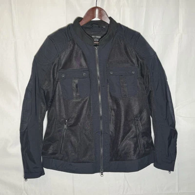 Harley Davidson Women’s Mixed Media Liner Black Mesh Jacket Size XL 98180-22VW - Image 1 of 4