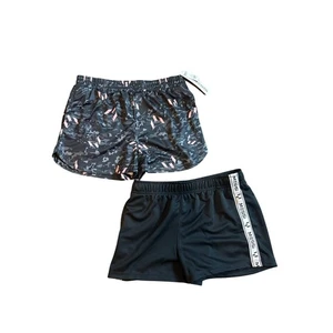 Lot of 2 Messi Girls Athletic Logo Camo and Logo Shorts NWT Size L (10/12) - Picture 1 of 6