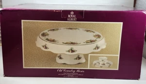 Royal Albert Old Country Roses 2 In 1 Vegetable/Chip N Dip &Cake Plate NIB - Picture 1 of 6