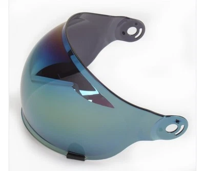 Casco Bell Billett Burbuja Protector Facial Iridio Dorado con Pestaña Negra Foto 1 de 4