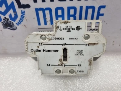 Contact Auxiliaire De Contrôle De Moteur À But Déterminé Cutler-Hammer C320KG3 - Photo 1/4