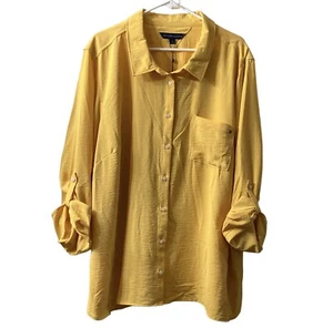 NEU $ 80 Tommy Hillfiger Heritage Damen Button-Down-Shirt neu mit Etikett - Größe 3X - Bild 1 von 5