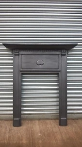 Arts and Crafts Edwardian Cast Iron Fireplace Mantel Surround  1908. Voysey - Picture 1 of 11
