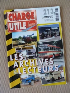 Charge Utile n°213, moissonneuses, Citroën FOM, Berliet PR100, Lacroix - Imagen 1 de 1